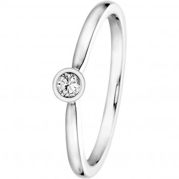 Diamant‑Solitärring Trendor Damen, 56 mm, 17,8 ct in Weißgold
