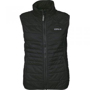 Women's No‑Sleeve Pro‑X Elements Down Jacket, Irma Noir, Size 38