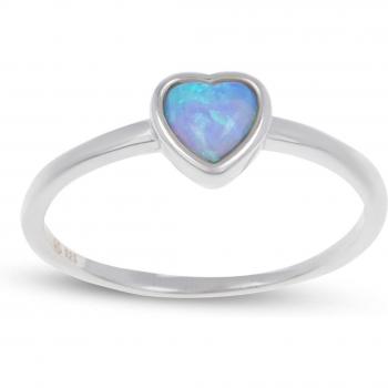 Silver 'Goddess Opal' Ring