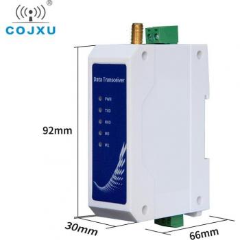 Modem E95‑DTU SX1278 433Mhz 3 km rango, 20 dBm, Din de 12‑24 V