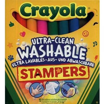 Crayola Stampers and Markers Combo, 8 Colors