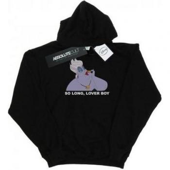 Little Mermaid Ursula Long Sleeve Hoodie – Boy’s Edition, Black, 7-8 Years