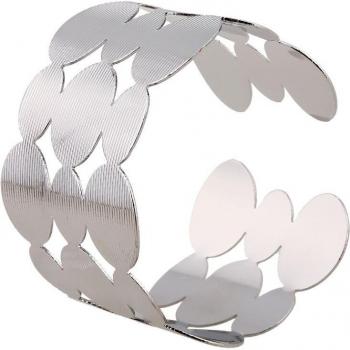 Wide Cuff Hollow Bangle for Women