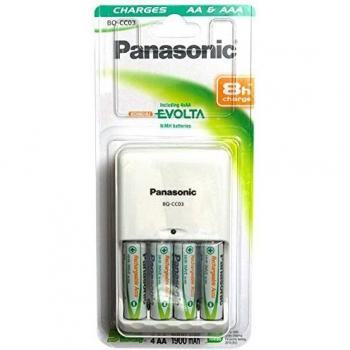 Cargador y Reposición de Pilas Panasonic en Paquete