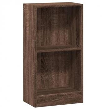 40x24x76 cm Brown Oak Bookcase by vidaXL