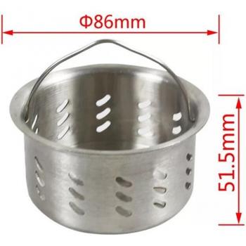 Edelstahl Waschbecken Sieb