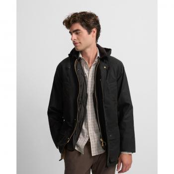 Chaqueta Clásica Encerada Verde para Hombre Silbon