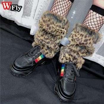 Estilo Y2K Calentador de Piernas Mujer