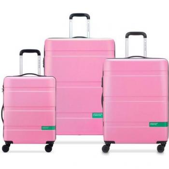 Set di Valigie Delsey Now Hardside Rosa 4 Ruote 192 Litri
