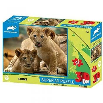 Leggenda del Leono 3D – Puzzle Multicolore