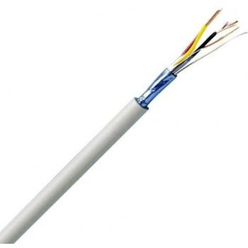 Cavo telefonico J-Y(ST)Y 2 x 2 x 0.60 mm² Grigio 25 m