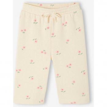 Pantalon floral vanille pour bébé