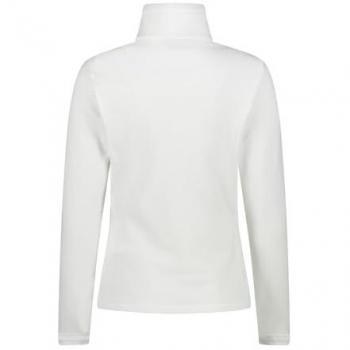 Felpa Donna CMP Stretch Performance Fleece Bianco/Nero