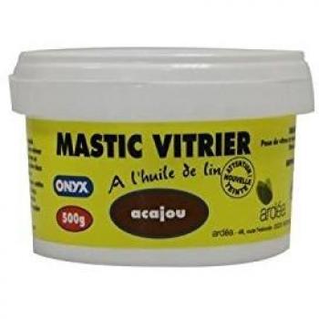 Mastic vitrier ONYX 500 g acajou
