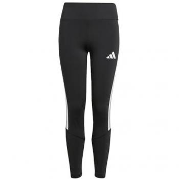 Leggings Train Essentials 3 Stripes Bambina Adidas Nero e Bianco