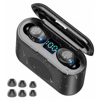 WZTO Bluetooth Headset 150 h Akku, IPX6 Wasserdichtigkeit, Dual‑Mic