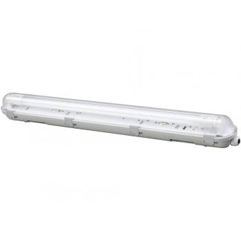 Lampada LED impermeabile G13 9 W Bianco Naturale Grigio