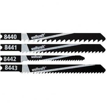 Wolfcraft 8440000 – Kit de 10 lames pour scie sauteuse à queue en U