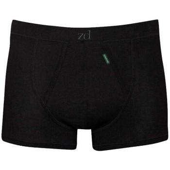 Boxer short con abertura para hombre de algodón ZD (XL, negro)