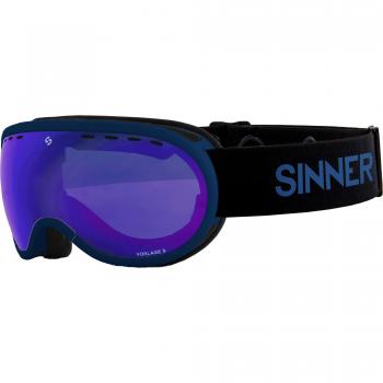 Sinner S Sea Blue Ski Goggles