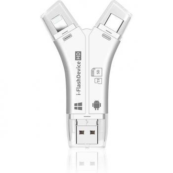 OneHub 4‑in‑1 Flash Drive & Card Reader