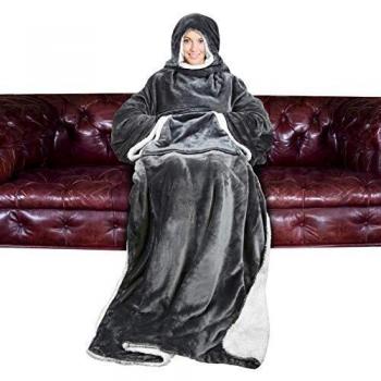 ThermaGrey Sleeved Blanket