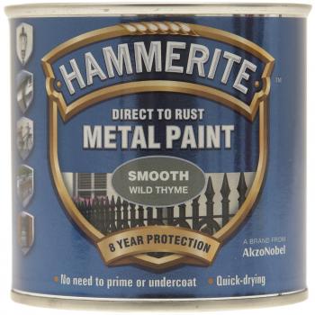 Hammerite Direct to Rust Smooth Finish Metal Paint Wild Thyme 750ml HMMSFWT750