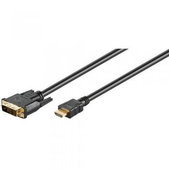 Adaptador HDMI 19 pines a DVI-D 18+10 pines Goobay