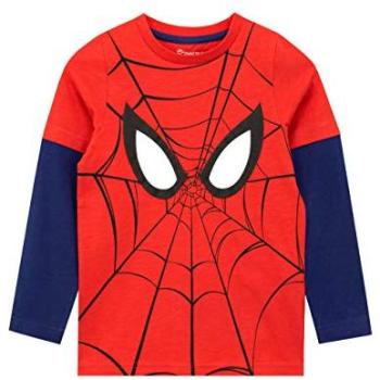 Marvel Kid’s Spiderman Red Long Sleeve T‑Shirt – 5/6 yrs