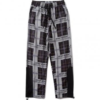Men's Elastic Waist Plaid Sweatpants