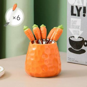 7-Piece Fruit Forks Flatware Set