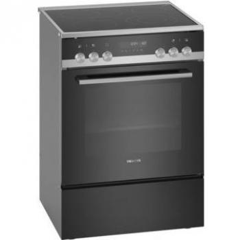 Siemens HK9S7R240 Elektroherd freistehend Schwarz Keramikkochfeld Energieeffizienzklasse A+ 60 cm