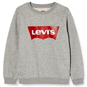 Levi's Kids Jungen Pullover Lvb Batwing Crewneck Grau Heather 16 Jahre