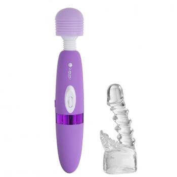 Lumunu Deluxe Vibrationswand – Klitorisstimulierender Aufsatz – Lila