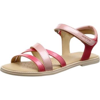 Geox J Karly Girl D, Sandali con Zeppa, Rosa Bambina