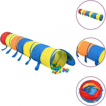Tunnel da Gioco Multicolore per Bambini 145 cm