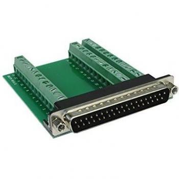 Connettore Exsys EX-49035 D-SUB 37p Maschio/Femmina Verde Argento RoHS 0-55°C