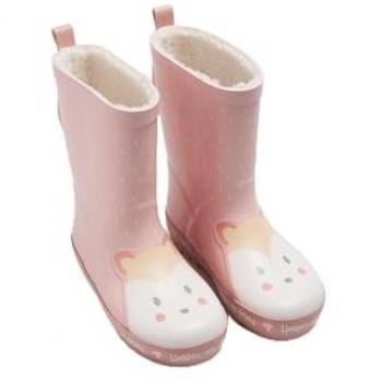 Botas de Agua Infantiles con Interior de Borreguito Hello my Friend Ysabel Mora