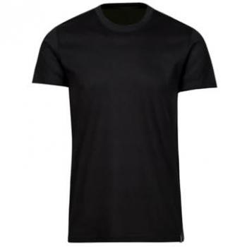 Trigema Herren T-Shirt, Slim Fit, Deluxe Baumwolle, schwarz