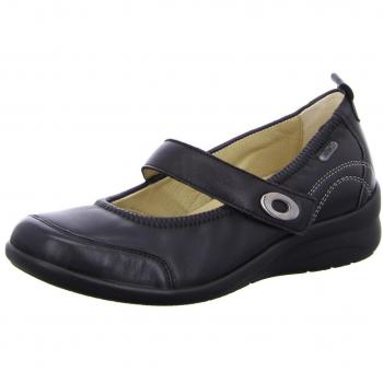 Fidelio Ballerina Damen Magic-Stretch 356006, Schwarz Lammnappa