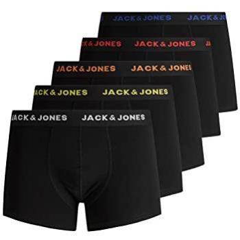 Jack & Jones Black Friday Value Set – 5 Black Male Boxers (S)
