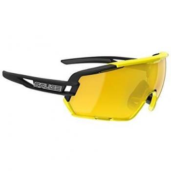 Salice 020 RW Gafas de Sol Hombre Negro Amarillo