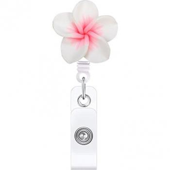 Nurse Badge Reel with Flower Shape