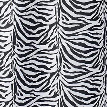 TENDA PER DOCCIA 2 LATI IN TESSUTO 180x200 ZEBRA NERO