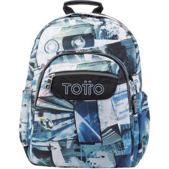 Mochila Escolar Postales y Casetes