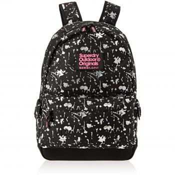 Superdry Damen Print Edition Montana Rucksack, Grau (30x45x13 Zentimeter)