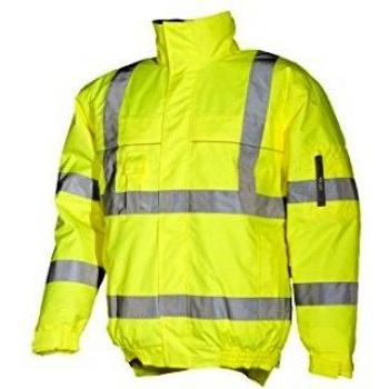 Sioen 3X-Large Hi-Vis Yellow Winter Bomber Jacket Hobson