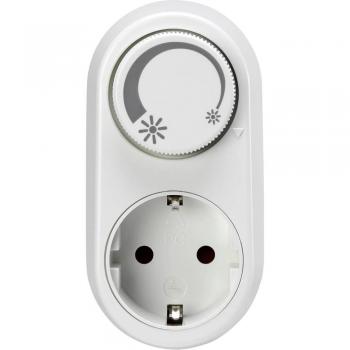 Sygonix SY-5045290 Adattatore dimmer per lampadine ad incandescenza, alogene e LED Bianco