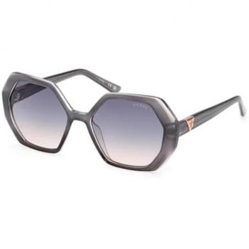 Gafas de sol Guess GU7879 gris con lentes espejadas azul mujer, 20W, 140 mm, tamaño 54/17/140