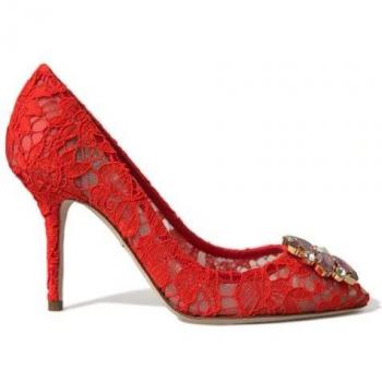 Tacco Cristallo Rosso – Scarpe Dà©colletà© in Euro 36